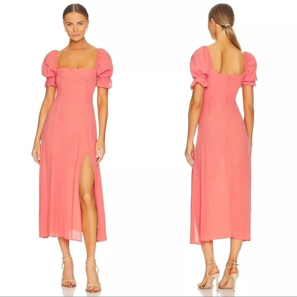 NWOT WeWoreWhat Puff Sleeve Dress - Picture 1 of 8